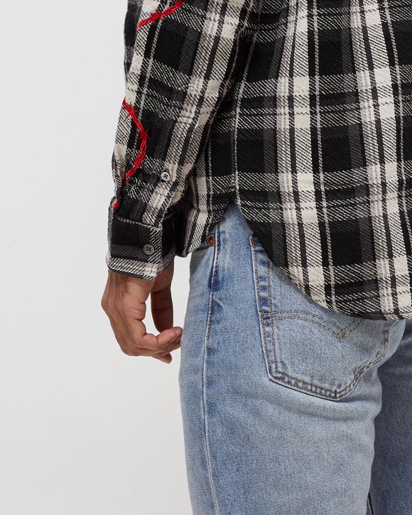 Heavyweight barbed Wire Back Flannel