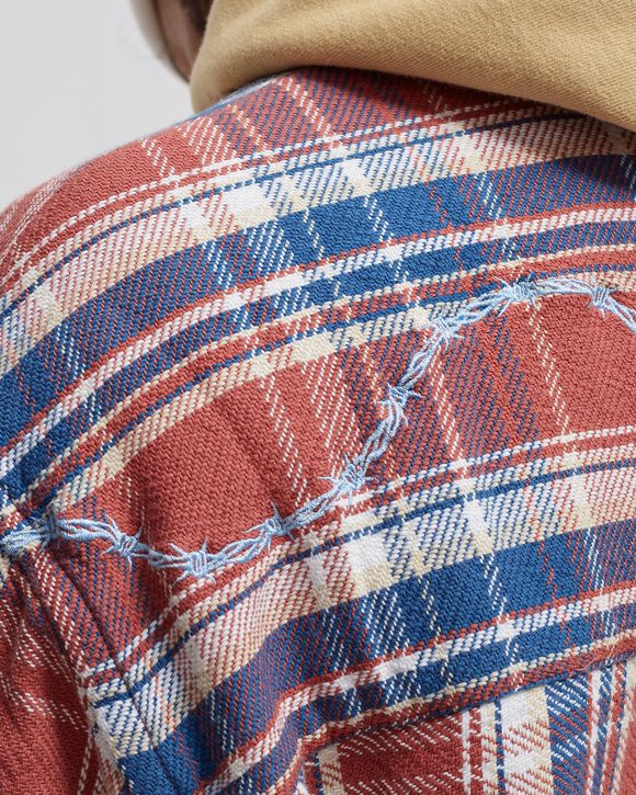 Heavyweight barbed Wire Back Flannel