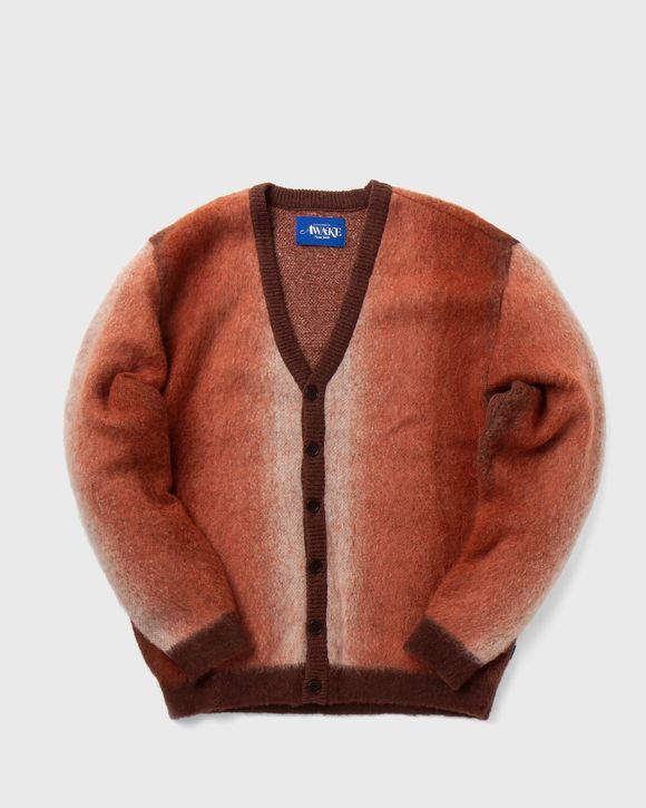 MOHAIR OMBRE STRIPED CARDIGAN