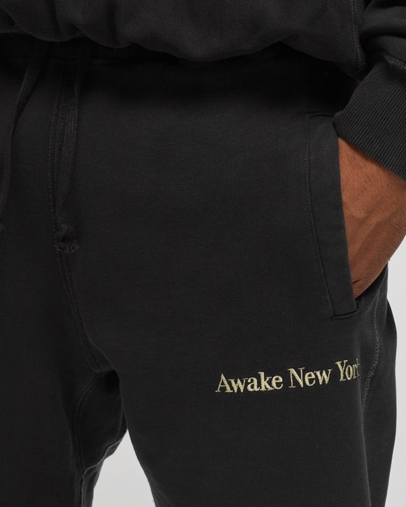 PIGMENT DYED EMBROIDERED SWEATPANT