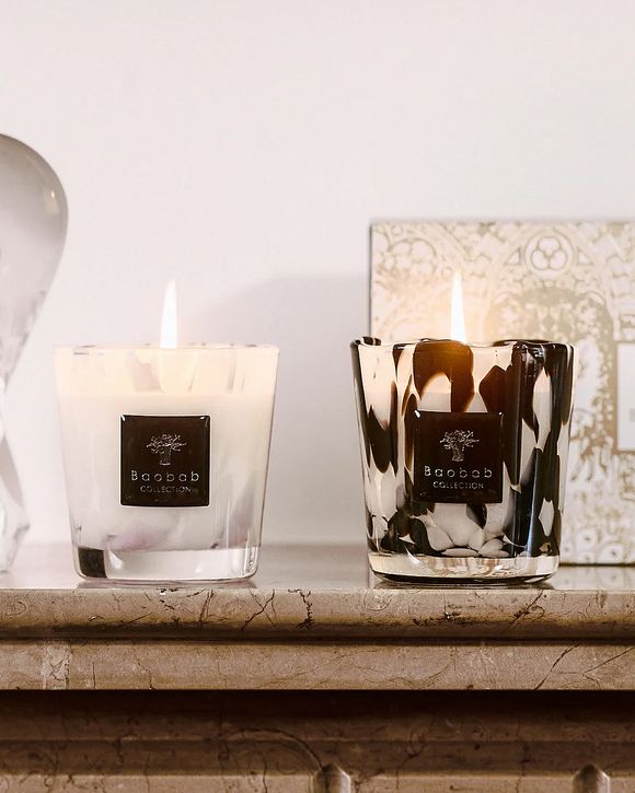 Duo candles Pearls MAX08 Black-White - 180GR