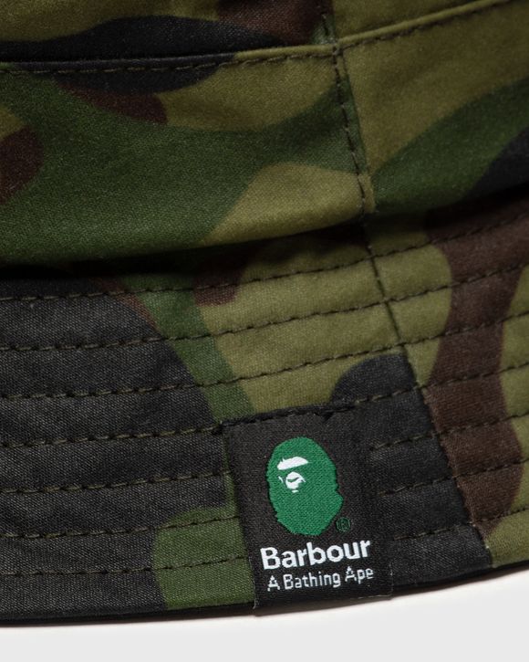 Barbour x Bape Camo Bucket Hat