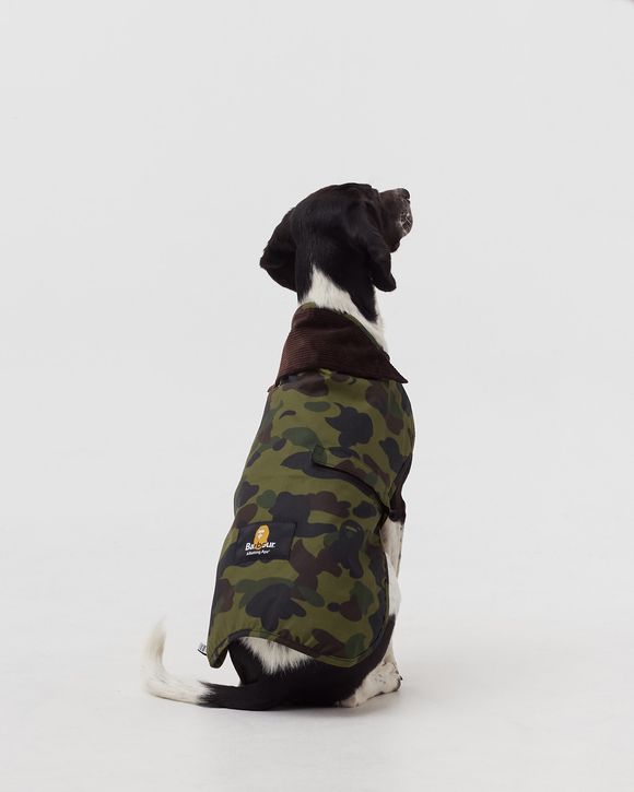 Barbour x Bape Camo Dog Coat