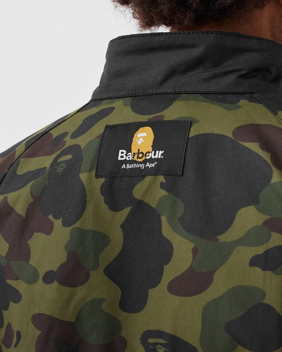 Barbour x Bape Camo Rain Jacket