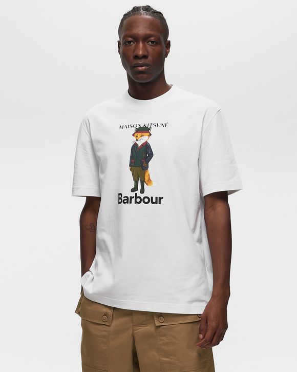 Barbour X Maison Kitsune Beaufort Fox Tee