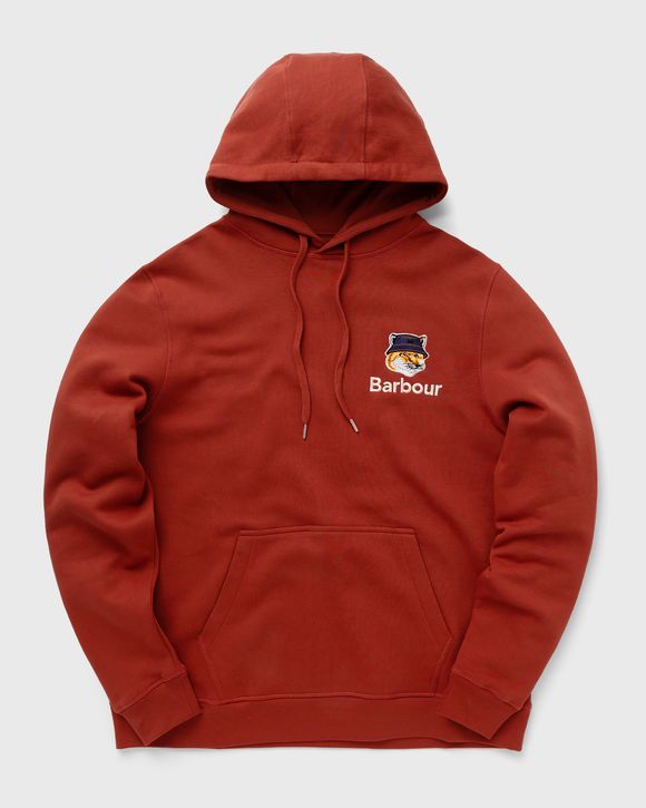 Barbour X Maison Kitsune Fox Head Hoodie