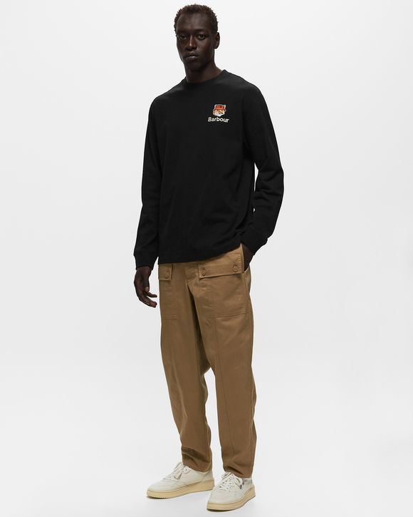 Barbour X Maison Kitsune Fox Head L/S Tee