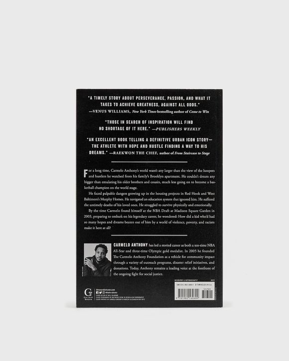 "Where Tomorrows Aren't Promised: A Memoir of Survival and Hope" by Carmelo Anthony