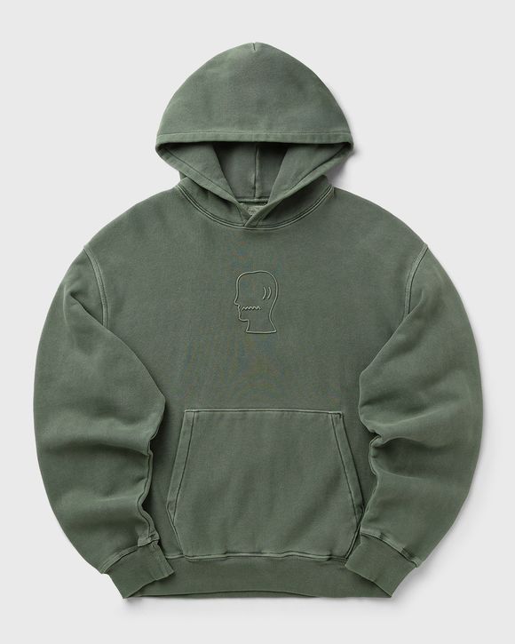 3D EMBROIDERED LOGOHEAD GARMENT DYED HOODIE