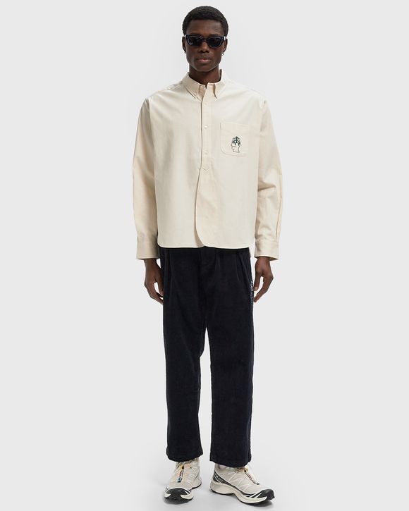 X BROOKS BROTHERS Half Placket Oxford Button Up
