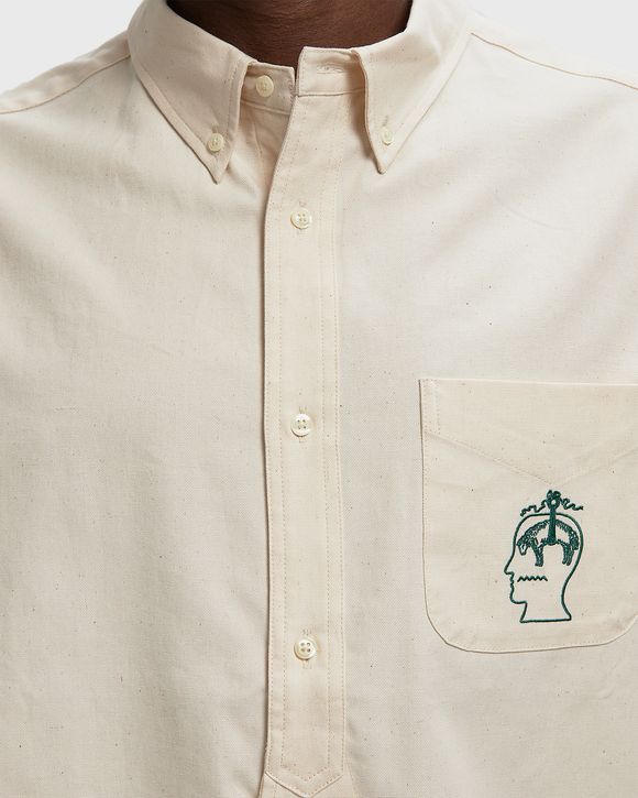 X BROOKS BROTHERS Half Placket Oxford Button Up