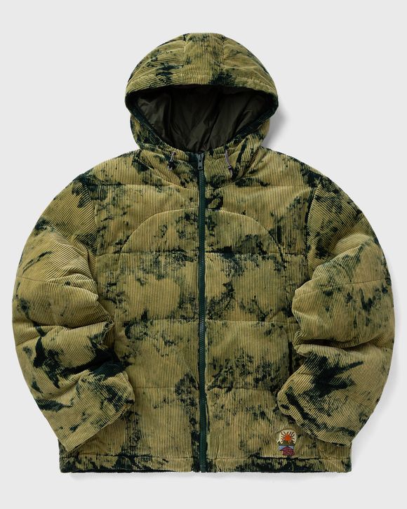 BLEACH DYED DIMENSION PUFFER JACKET