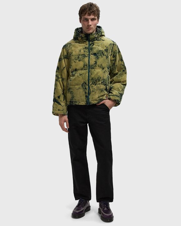 BLEACH DYED DIMENSION PUFFER JACKET