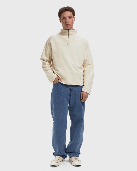 Raglan Mock Neck Pullover