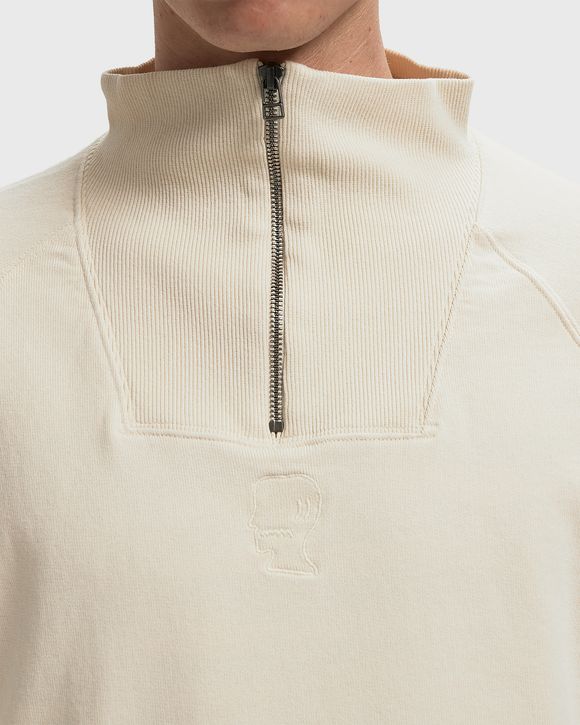 Raglan Mock Neck Pullover