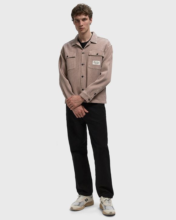 WAFFLE BUTTON FRONT SHIRT