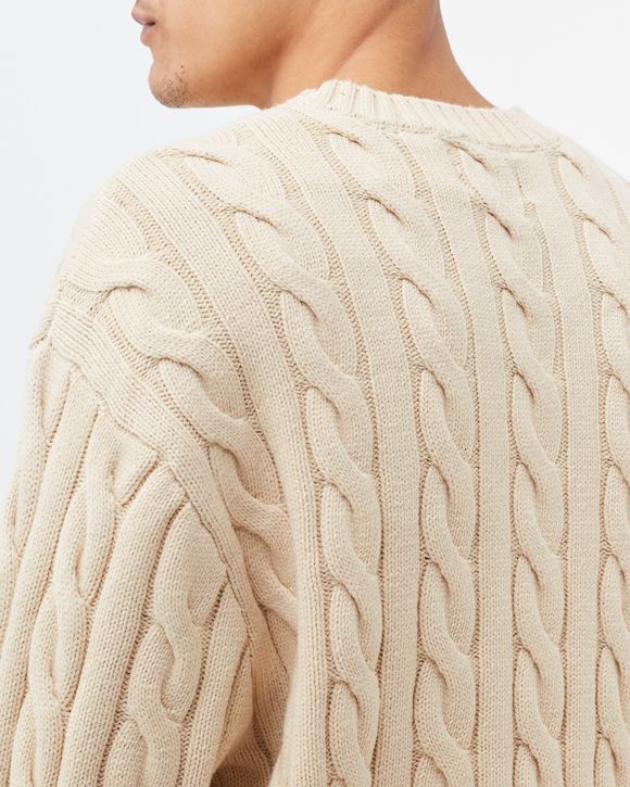 CABLE KNIT SWEATER