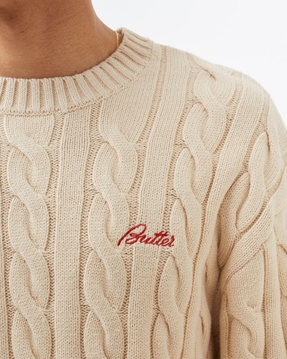 CABLE KNIT SWEATER