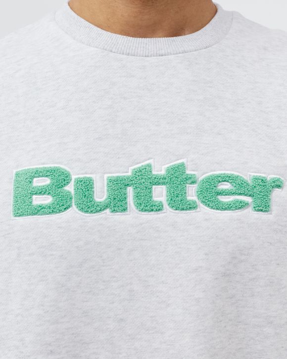 CHENILLE APPLIQUE CREWNECK SWEATSHIRT