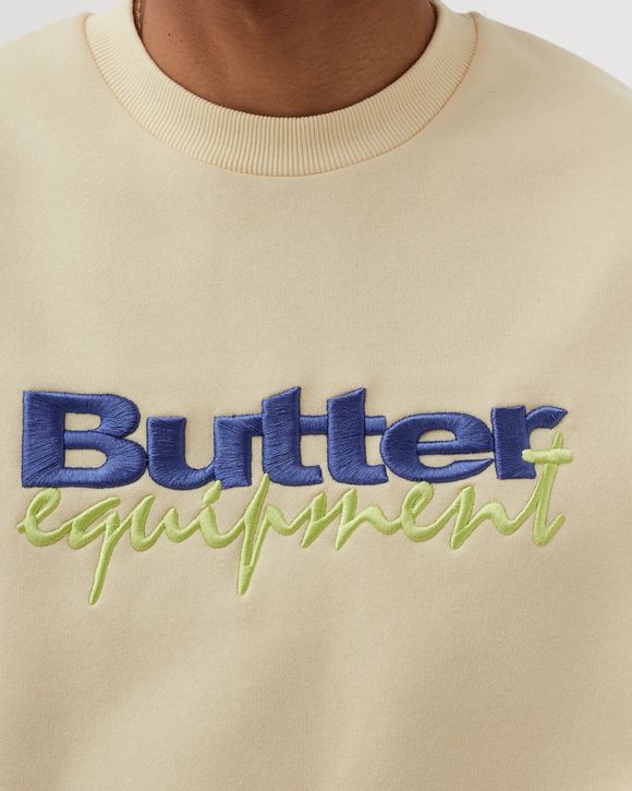 EQUIPMENT EMBROIDERED CREWNECK SWEATSHIRT