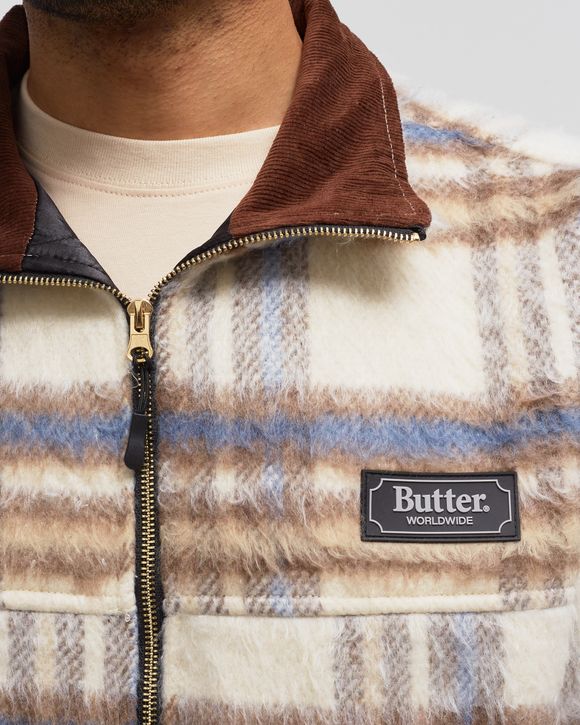 HAIRY PLAID LODGE JACKET