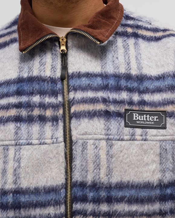 HAIRY PLAID LODGE JACKET