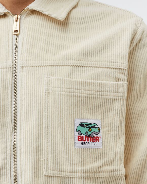 HIGH WALE CORD ZIP THRU OVERSHIRT