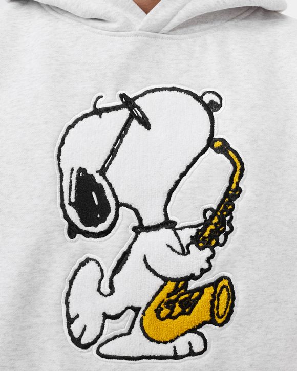 JAZZ CHENILLE APPLIQUE PULLOVER HOOD