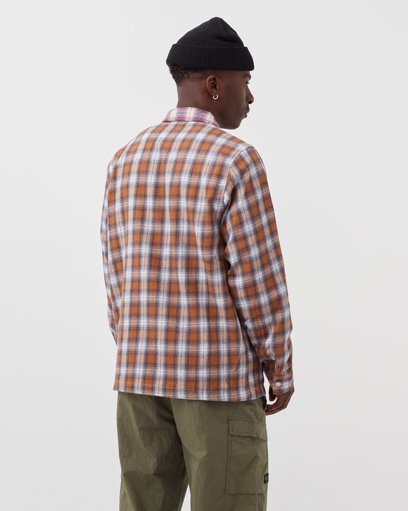 PATCHWORK PLAID OVERSHIRT