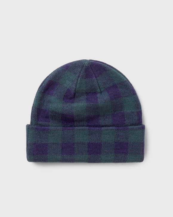 PLAID BEANIE