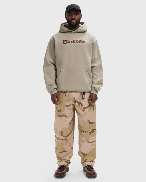 Plaid Logo Applique Pullover Hood