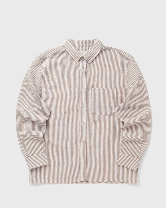 Seersucker Striped Shirt