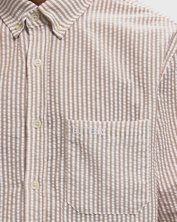 Seersucker Striped Shirt