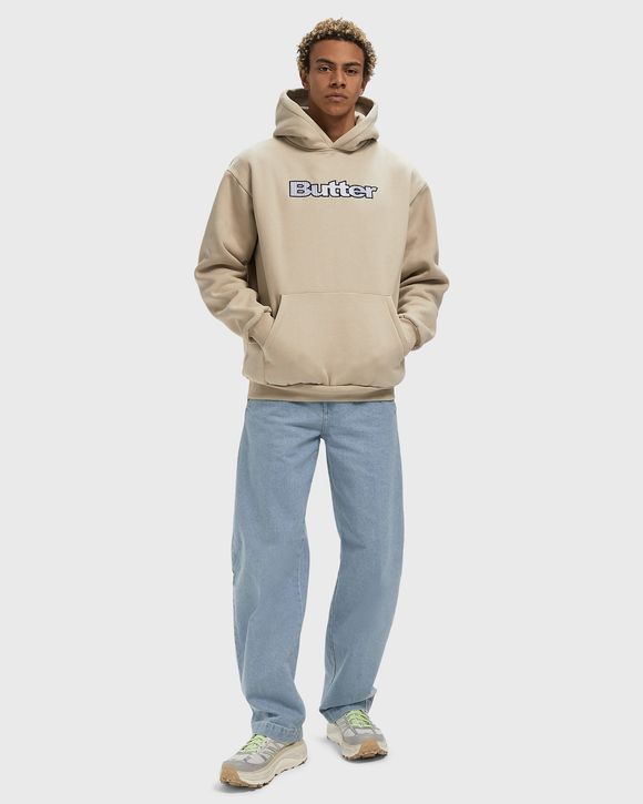 Stripe Logo Applique Pullover Hood