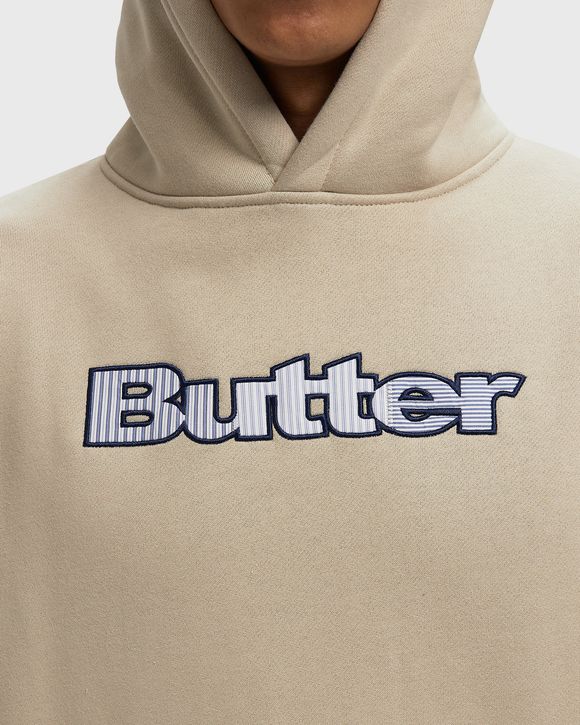 Stripe Logo Applique Pullover Hood