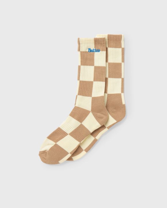 TONAL CHECKERED SOCKS