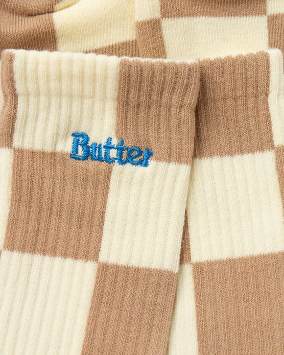 TONAL CHECKERED SOCKS