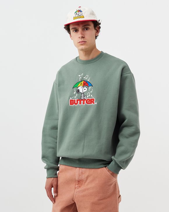 UMBRELLA EMBROIDERED CREWNECK SWEATSHIRT
