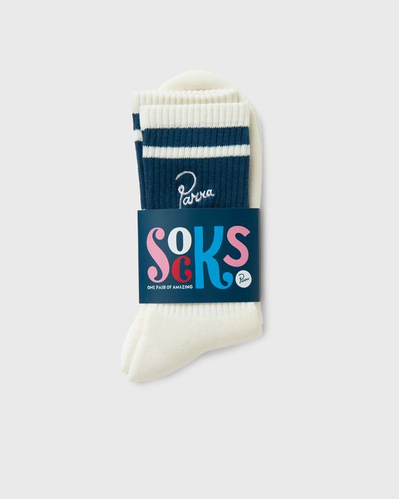 2 tone crew socks
