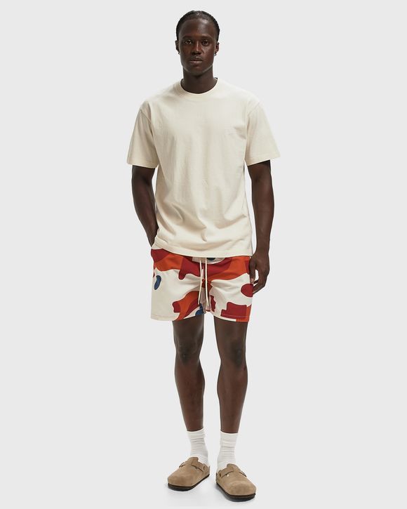 Abstract mountain swim shorts