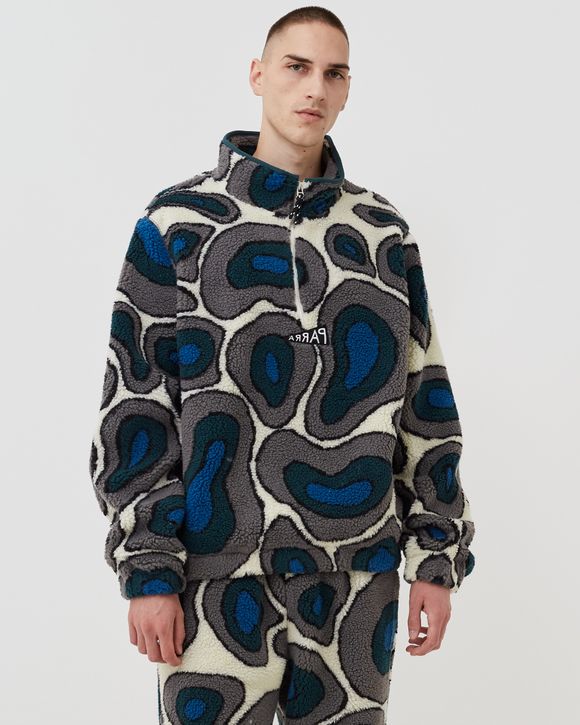 amethist geode polar fleece pullover