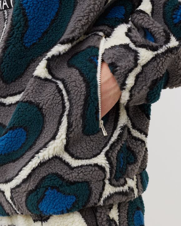 amethist geode polar fleece pullover