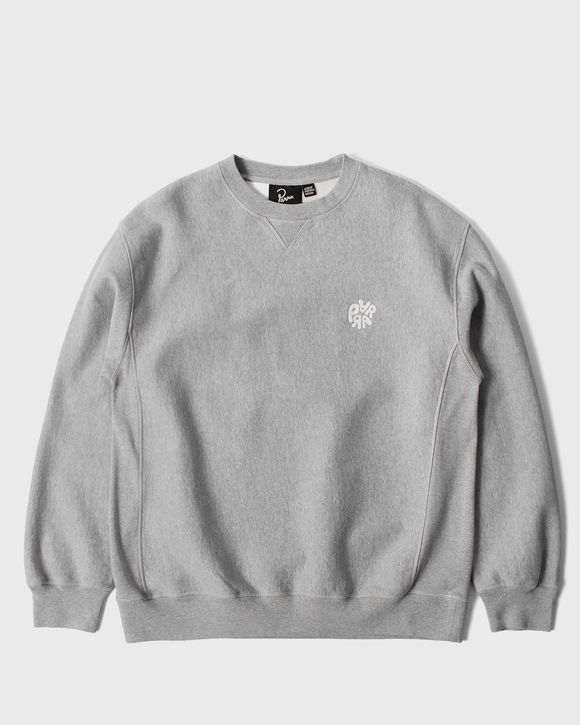 Balloon logo cross-grain crewneck