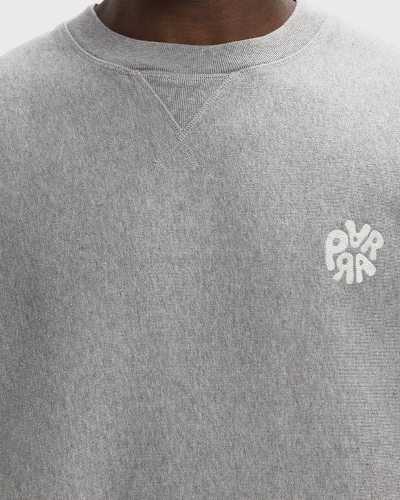 Balloon logo cross-grain crewneck