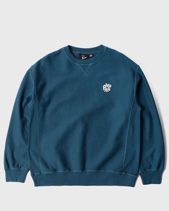Balloon logo cross-grain crewneck