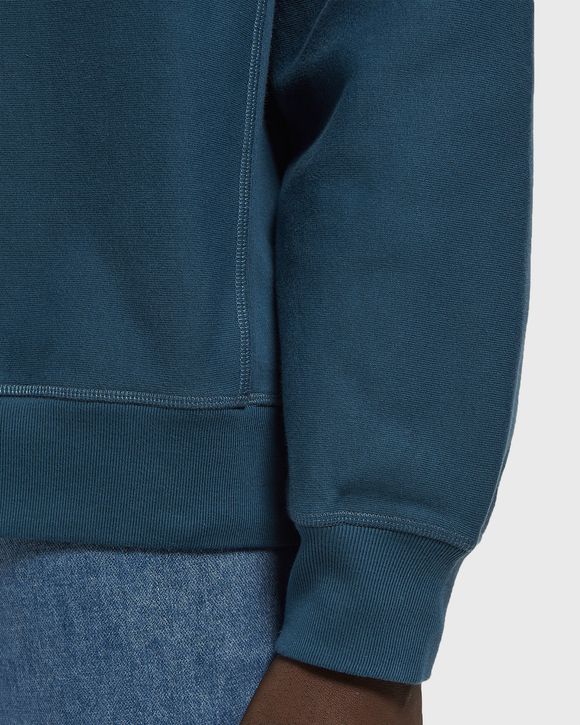 Balloon logo cross-grain crewneck