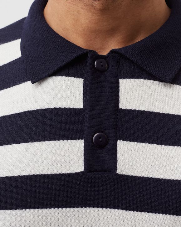 basket bird horse knitted polo shirt