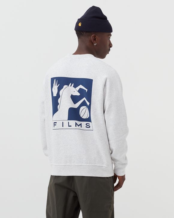 basket horse crew neck sweatshirt