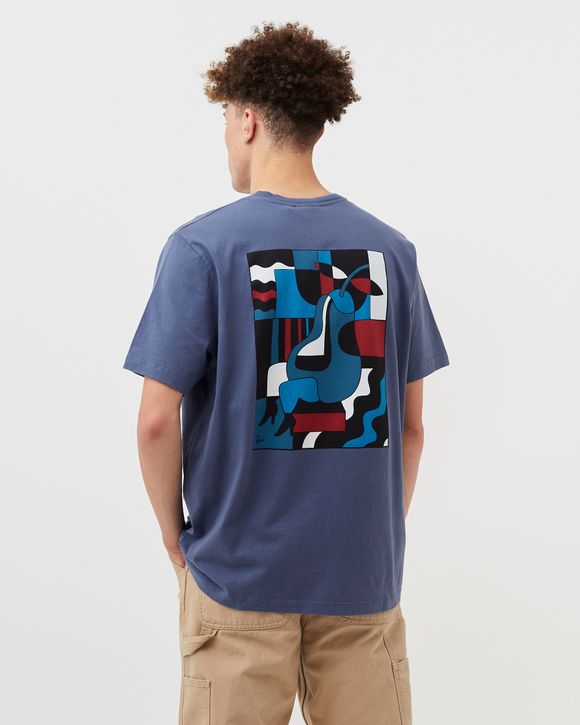 BLUE SITTING PEAR TEE
