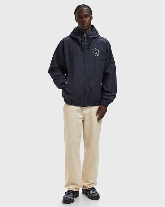 Circular rain logo cotton shell jacket